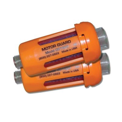 JLM01008 image(0) - Motorguard J.R. Tech 01008 Disposable Desiccant Filter, 1/4 in FNPT x 1/4 in MNPT Port, 20 cfm, 5 micron, 32 to 130 deg F