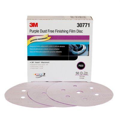 MMM30771 image(0) - 3M Purple Finishing Film Hookit(TM) Disc P600