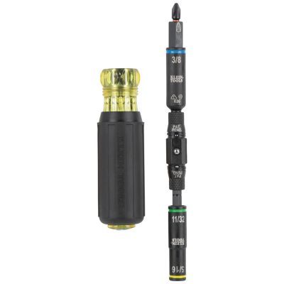 KLE32534 image(0) - Klein Tools 10 Fold Screwdriver with Schrader Valve Core