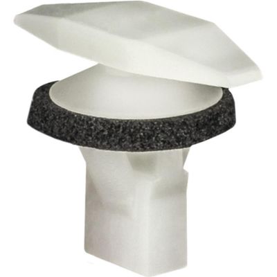 AVC19116 image(0) - AUVECO 19116 Double Head Weatherstrip Retainer, (5 x 15 mm Dia Bottom) Head, Nylon, Natural