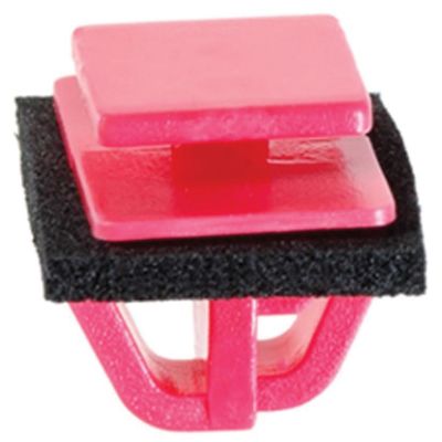 AVC21484 image(0) - AUVECO 21484 Wheel Flare and Body Side Molding Clip, (11 x 13 mm Top x 12 x 20 mm Bottom) Head, Nylon, Red