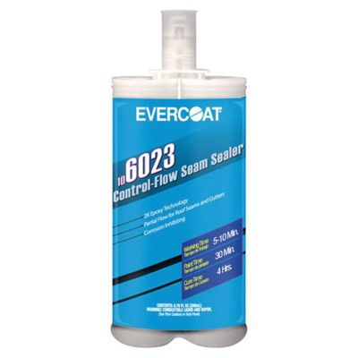FIB6023 image(0) - Fibre glass Evercoat 106023 Control Flow Seam Sealer, 200 mL Cartridge, Liquid, Beige, 4 hr Curing