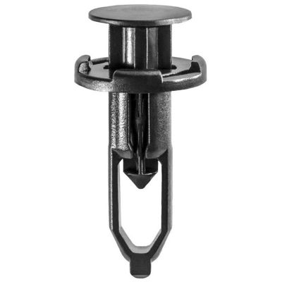 AVCAP18873 image(0) - AUVECO AP18873 Push-Type with Closed End Rear Bumper Cover Retainer, 18 mm Dia Head, Nylon, Black