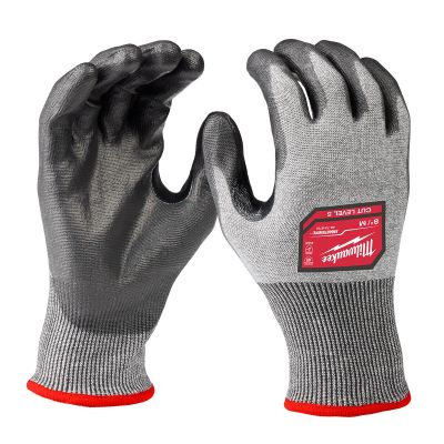 MLW48-73-8752 image(1) - Milwaukee Tool Cut Level 5 High-Dexterity Polyurethane Dipped Gloves - Large