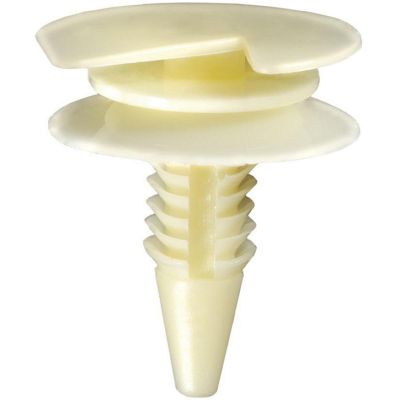AVCAP11796 image(0) - AUVECO AP11796 Triple Head Type 12 Door Trim Panel Retainer, 29/32 in Top x 7/8 in Dia Bottom Head, Nylon, White