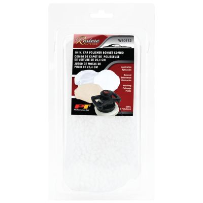 WLMW60113 image(1) - Wilmar Corp. / Performance Tool 3 Piece 10" Polishing Bonnet Buffing Pads