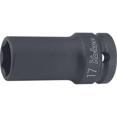 KKN14301X-13 image(0) - Ko-ken USA 14301X-13 1/2 Sq. Dr. Socket 13mm 6 point Length 60mm Thin walled
