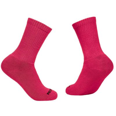 RDB1013 image(0) - Redback Everyday Womens Crew Solid Electric Pink