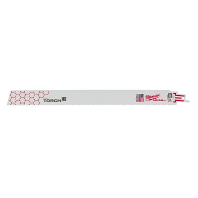 MLW48-01-2794 image(0) - Milwaukee Tool 12" 14 TPI The Torch SAWZALL Blades (Bulk - 25 Pk)