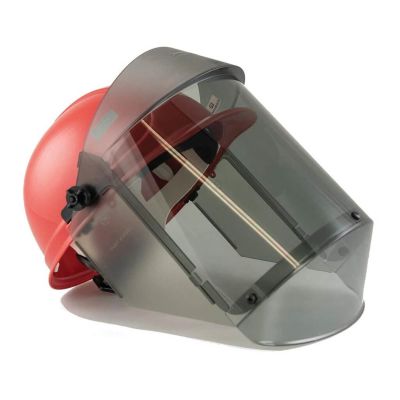 OBR21AGR30AFCC500 image(0) - OBERON Face Shield & Hard Cap - Arc Flash - 30 Cal TCG - Canadian - Lens Color: Clear Grey Anti-Fog