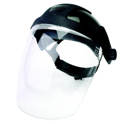 SRWS32010 image(0) - Sellstrom Face Shield - DP4 Series - 9" x 12.125" x 0.060" Window - Clear AF - Ratcheting Headgear
