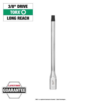 MLW45-34-1070 image(0) - Milwaukee Tool 3/8 Inch Drive T47 Long TORX Bit Socket