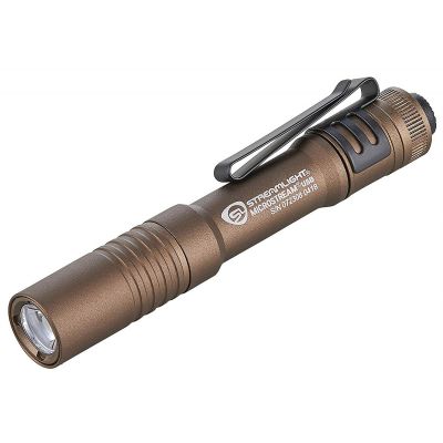 STL66608 image(0) - Streamlight 250 Lumen MicroStream USB Penlight - Includes Micro-USB cord and lanyard - Clam - Coyote