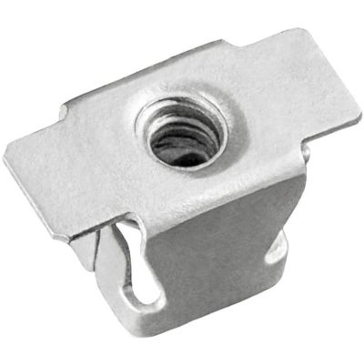 AVC21027 image(0) - AUVECO 21027 Fender Bracket Retainer Nut, #8 Screw, Metal/Spring Steel, Zinc Organic
