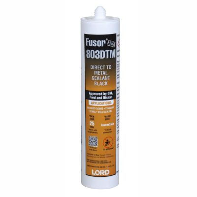 FUS803DTM image(0) - Norton Company Fusor 803DTM Direct to Metal Sealant Black 12/Case