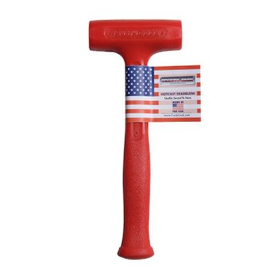 TRUS2 image(0) - Trusty Cook Inc. 22 oz Soft Face Slimline Dead Blow Hammer - Model S2 - Red