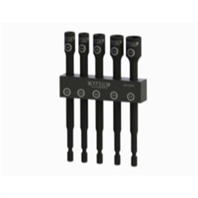 VIMNS100XL image(0) - VIM Tools SAE/Inch Extra Long Nut Setter Kit, 6 Inch OAL 1/4, 5/15, 3/8, 7/16, & 1/2