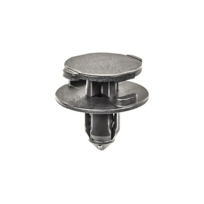 AVC22039 image(0) - AUVECO 22039 Push-Type Retainer, (16 x 19 mm Dia Top x 20 mm Dia Bottom) Head x 12 mm L Stem, Nylon, Black