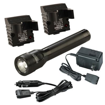 STL75662 image(1) - Streamlight 500 Lumen Stinger Classic LED Flashlight - 120V AC/12V DC - 2 Smart Chargers