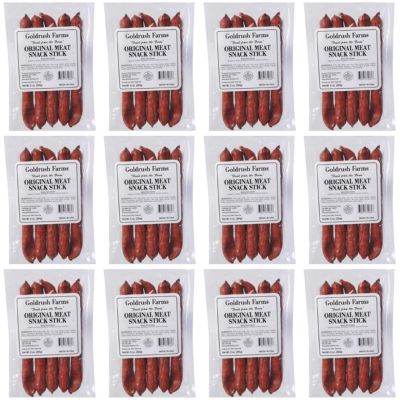 GRJ72060 image(0) - Gold Rush Jerky Original Meat "Fresh from the Farm" Meat Snack Stick - 12 Count (6 lbs.)