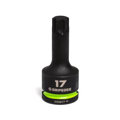 GETIHDM17 image(0) - Grip Edge Tools 17mm 3/4" Dr Impact RPT Hex bit socket