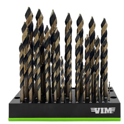 VIMHSSC29A image(0) - VIM Tools M35 Cobalt Multi-Pilot Drill Bit Set - 29 Piece