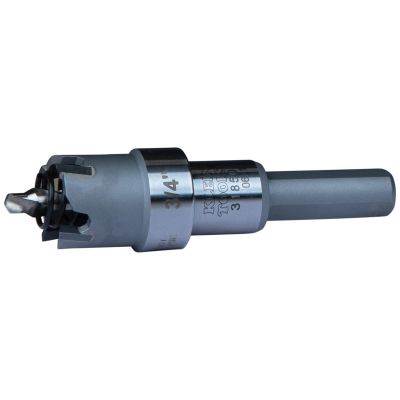 KLE31850 image(0) - Klein Tools 3/4-Inch Carbide Hole Cutter, to 3/16-Inch Sheets