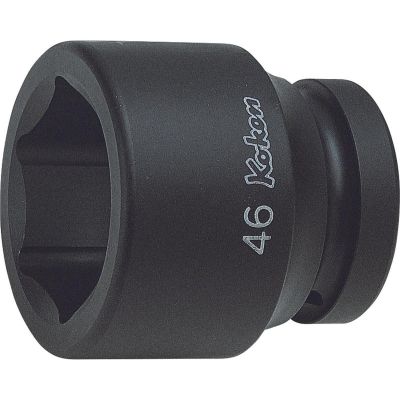 KKN18400M-27 image(0) - Ko-ken USA 18400M-27 1 Sq. Dr. Socket 27mm 6 point Length 57mm