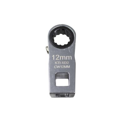 KTIXD2CW12MM image(0) - K Tool International Ratcheting Crowfoot Wrench 12mm 3/8 Inch Drive