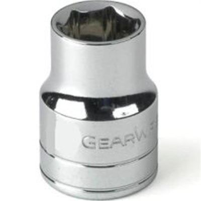 KDT80350 image(0) - GearWrench 3/8 Inch Drive 6 Point Standard SAE Socket 1/4 Inch