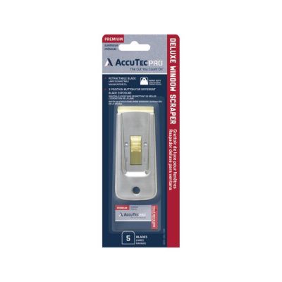 ASRAPTL-7001 image(0) - AccuTec Pro AccuTec Pro Deluxe Window Scraper with 5 Blades (10CD/CT, 10CT/CA)