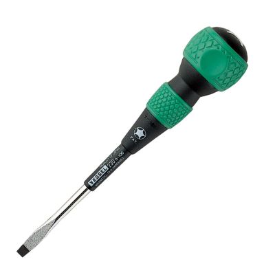 VES230S6100 image(0) - Vessel Tools No.230 Ball Grip Tang-Thru Screwdriver 6x100