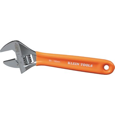KLEO5076 image(0) - Klein Tools Extra-Capacity Adjustable Wrench, 6-Inch