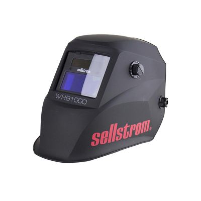 SRWS26100 image(0) - Sellstrom Welding Helmet - Auto Darkening - Nylon - 3.54-inch x 1.57-inch Viewing Area - Shade 4/9-13 Variable ADF - Ratcheting Headgear - Black - Advantage Series