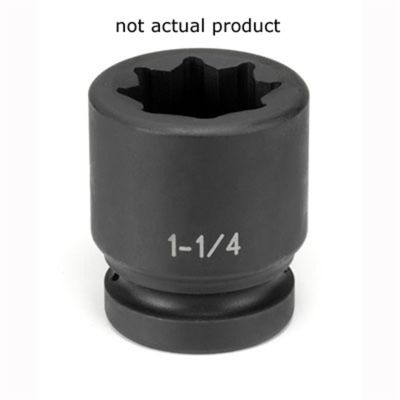 GRE4526S image(0) - Grey Pneumatic 1" Drive x 13/16" Standard - 8 Point Socket