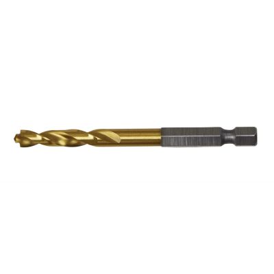 DWTDD5114 image(0) - DEWALT Impact Ready Titanium Nitride Coated Drill Bit, 7/32"