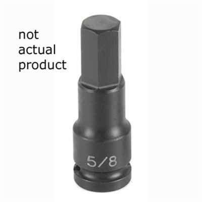 GRE2911M image(0) - Grey Pneumatic 1/2" Drive x 11mm Hex Driver