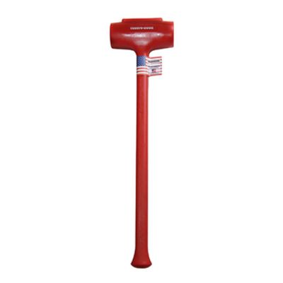 TRU12 image(0) - Trusty Cook Inc. 10.5 lb Dead Blow Hammer Sledge Hammer - Model 12 - Red