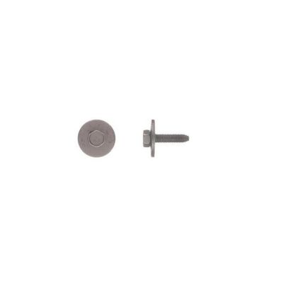 DCO5690 image(0) - Disco Automotive Hardware 5690PK CA Point Body Bolt, M6 x 1 mm x 25 mm L x 10 mm Indented Hex Head, Black Phosphate