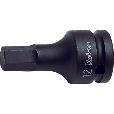 KKN14012M-60-5 image(0) - Ko-ken USA 14012M.60-5 1/2 Sq. Dr. Bit Socket 5mm Hex Length 60mm