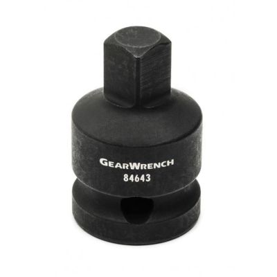 KDT84643 image(0) - GearWrench 1/2 Inch Drive 1/2 Inch F x 3/8 Inch M Impact Adapter