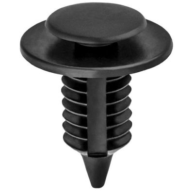 AVC17124 image(0) - AUVECO 17124 Double Head Type 7 Trim Panel Retainer, (1/2 in Dia Top x 3/4 in Dia Bottom) Head, Nylon, Black