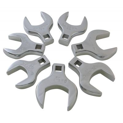 SUN9740A image(0) - SUNEX 7 Pc.1/2" Dr. Metric Jumbo Crowfoot Wrench Set