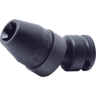 KKN13440T-E14 image(0) - Ko-ken USA 13440T-E14 3/8 Sq. Dr. Impact Universal TORX E14 Socket - Length 58mm