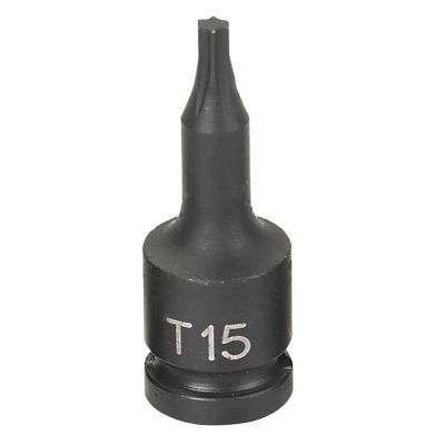 GRE915T image(1) - Grey Pneumatic 1/4" Drive x T15 Internal Star Impact Driver
