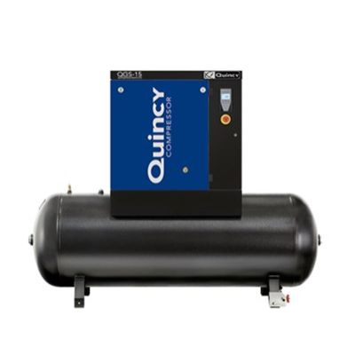 QAC4152021984 image(0) - Quincy Compressors 15 HP Rotary Screw Air Compressor with Dryer 230V 3PH - Model QGS15HPD3