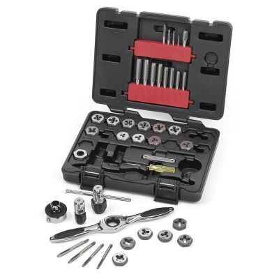 KDT3885 image(1) - GearWrench 42 Piece SAE Ratcheting Tap and Die Set