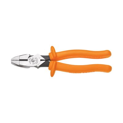 KLED2139NEINS image(0) - Klein Tools Side Cutting Pliers, New England Insulated, 9-Inch
