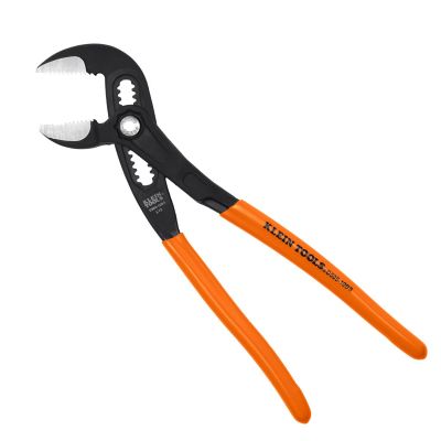 KLED50510BS image(0) - Klein Tools Straight Jaw Quick-Adjust Pump Pliers, 10-Inch
