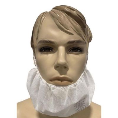 OBRFRBEARDNET-N image(0) - Oberon Beardnet - Flame Resistant - Color: White - Size - OSFM
